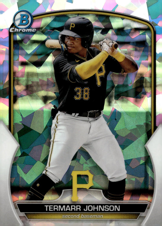 Termarr Johnson 2023 Bowman Chrome Ice Refractor #BCP - 88 - Collector Store LLC