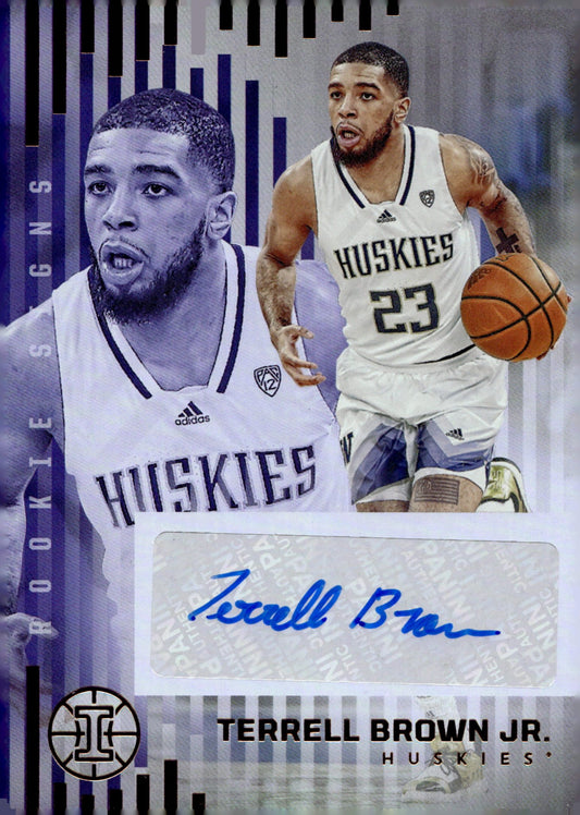 Terrell Brown Jr. 2022 Panini Chronicles Illusions Draft Picks RC Auto #RS - TBJ - Collector Store LLC