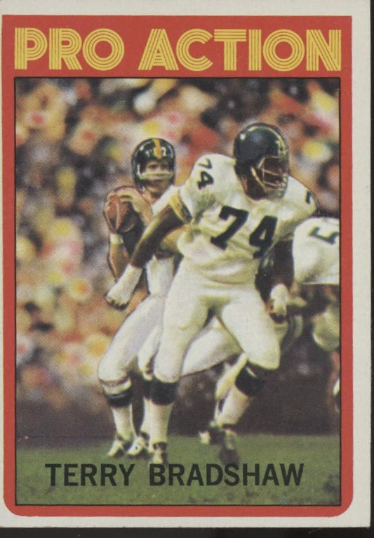 Terry Bradshaw 1972 Topps Pro Action #120 Pittsburgh Steelers VG - EX #3 - Collector Store LLC