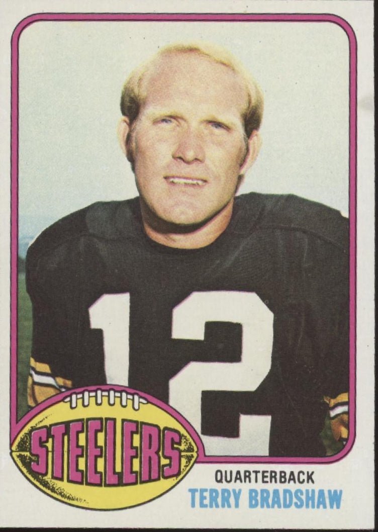 Terry Bradshaw 1976 Topps #75 Pittsburgh Steelers EX - Collector Store LLC