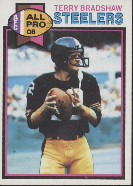 Terry Bradshaw 1979 Topps #500 Pittsburgh Steelers EX - Collector Store LLC