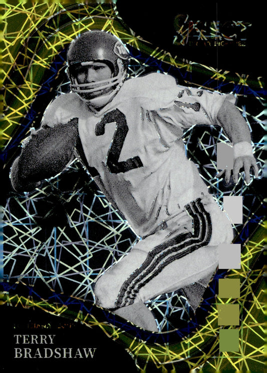 Terry Bradshaw 2022 Panini Select Yellow Lazer Prizm #149 - Collector Store LLC