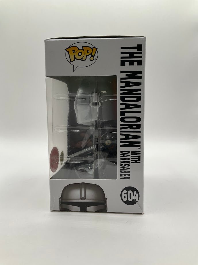 The Mandalorian with Darksaber Funko Pop! Star Wars #604 GITD GameStop Exclusive - Collector Store LLC