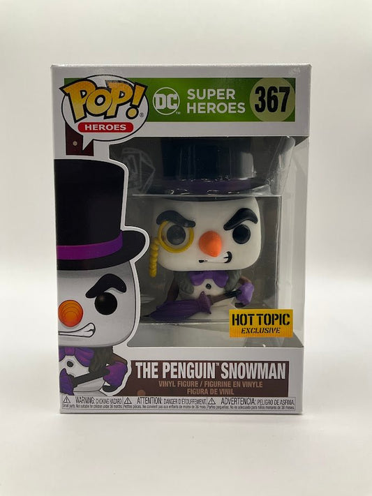 The Penguin Snowman Funko Pop! DC Super Heroes #367 Hot Topic Exclusive - Collector Store LLC