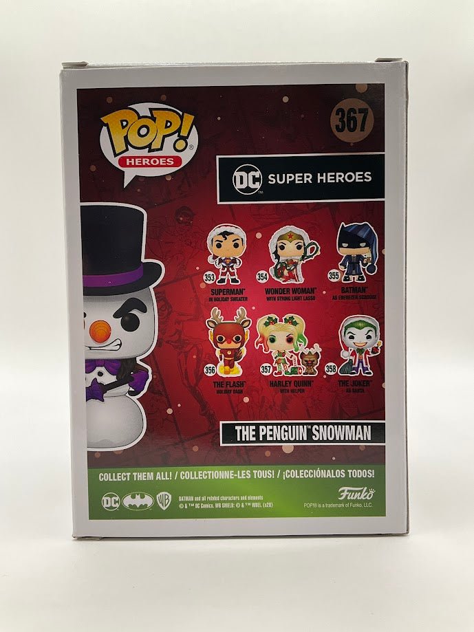 The Penguin Snowman Funko Pop! DC Super Heroes #367 Hot Topic Exclusive - Collector Store LLC