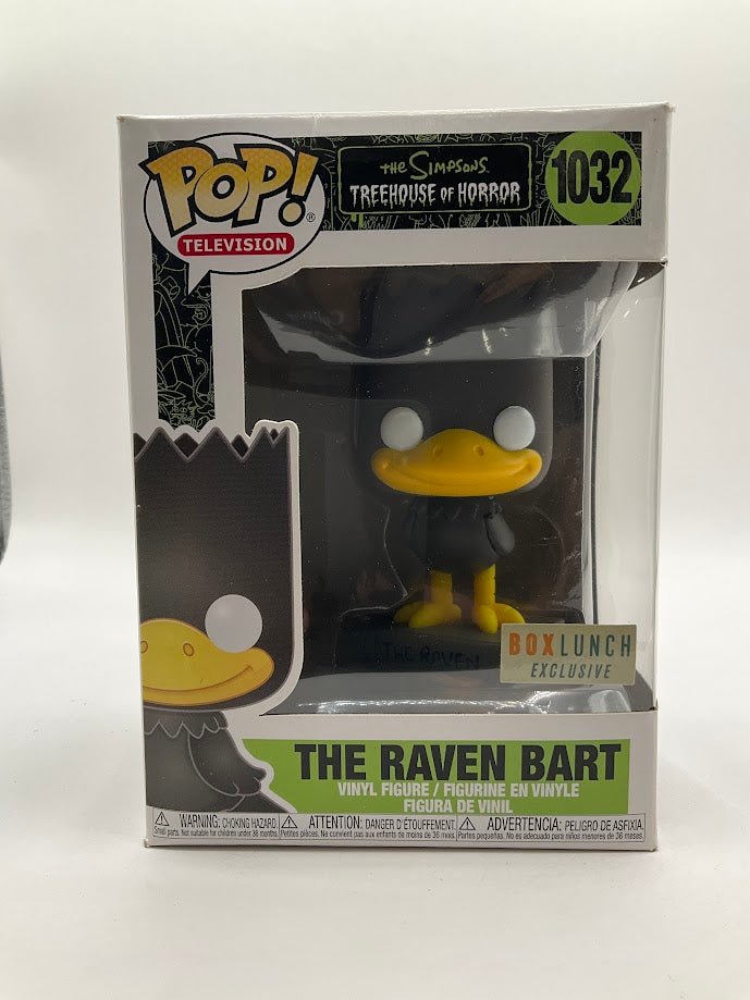 The Raven Bart Funko Pop! The Simpsons Treehouse of Horror #1032 Box Lunch - Collector Store LLC