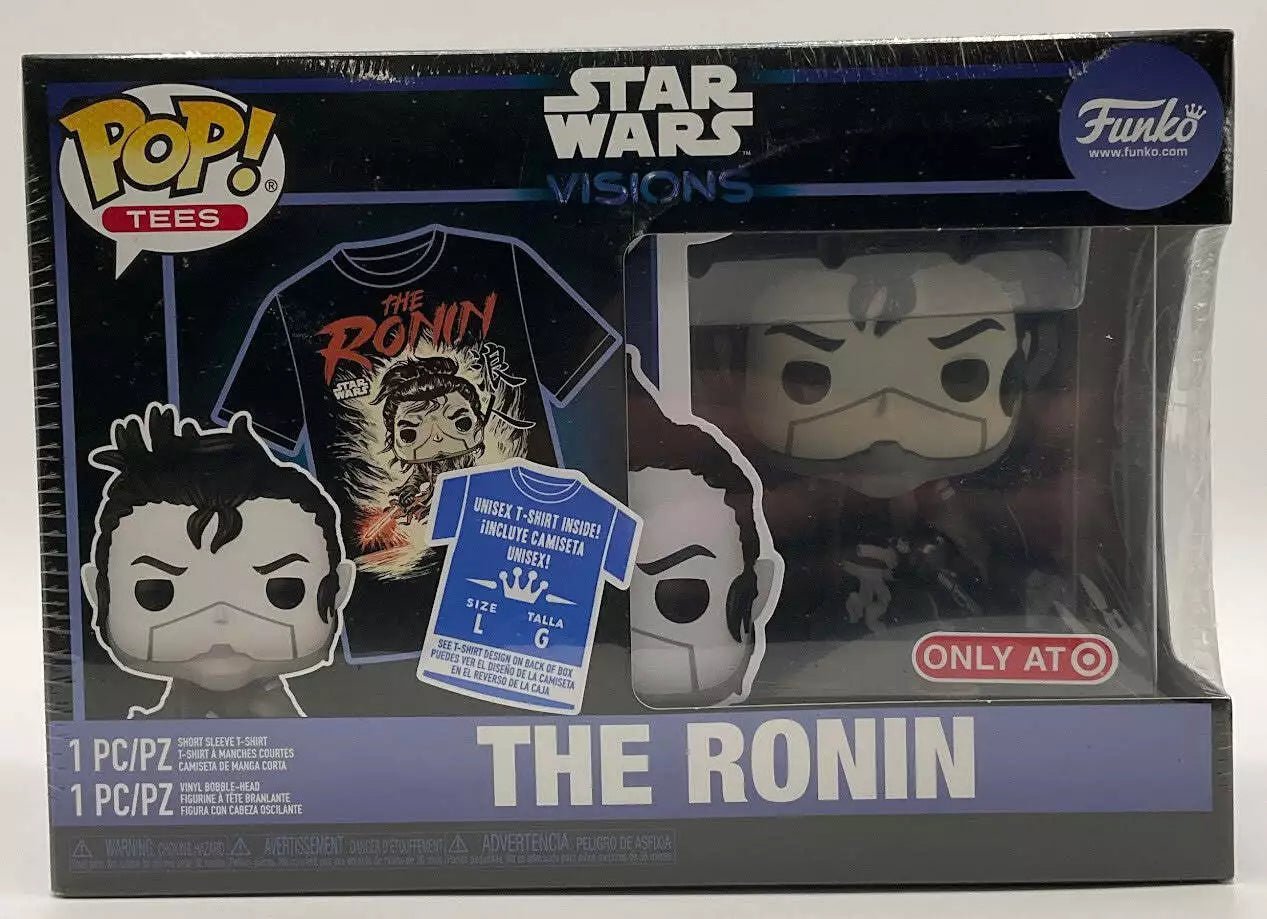 The Ronin Funko Pop & Tee! Star Wars Visions #505 Target Exclusive Size L - Collector Store LLC