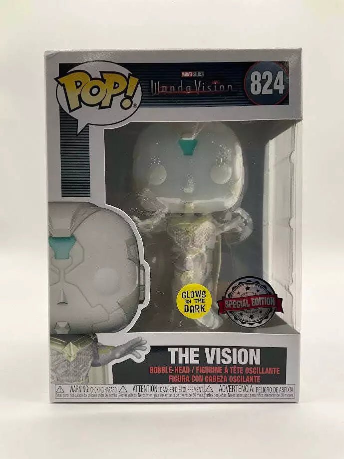 The Vision Funko Pop! Wanda Vision #824 GITD Special Edition - Collector Store LLC