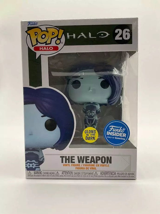 The Weapon Funko Pop! Halo #26 GITD Funko Insider GameStop Exclusive - Collector Store LLC