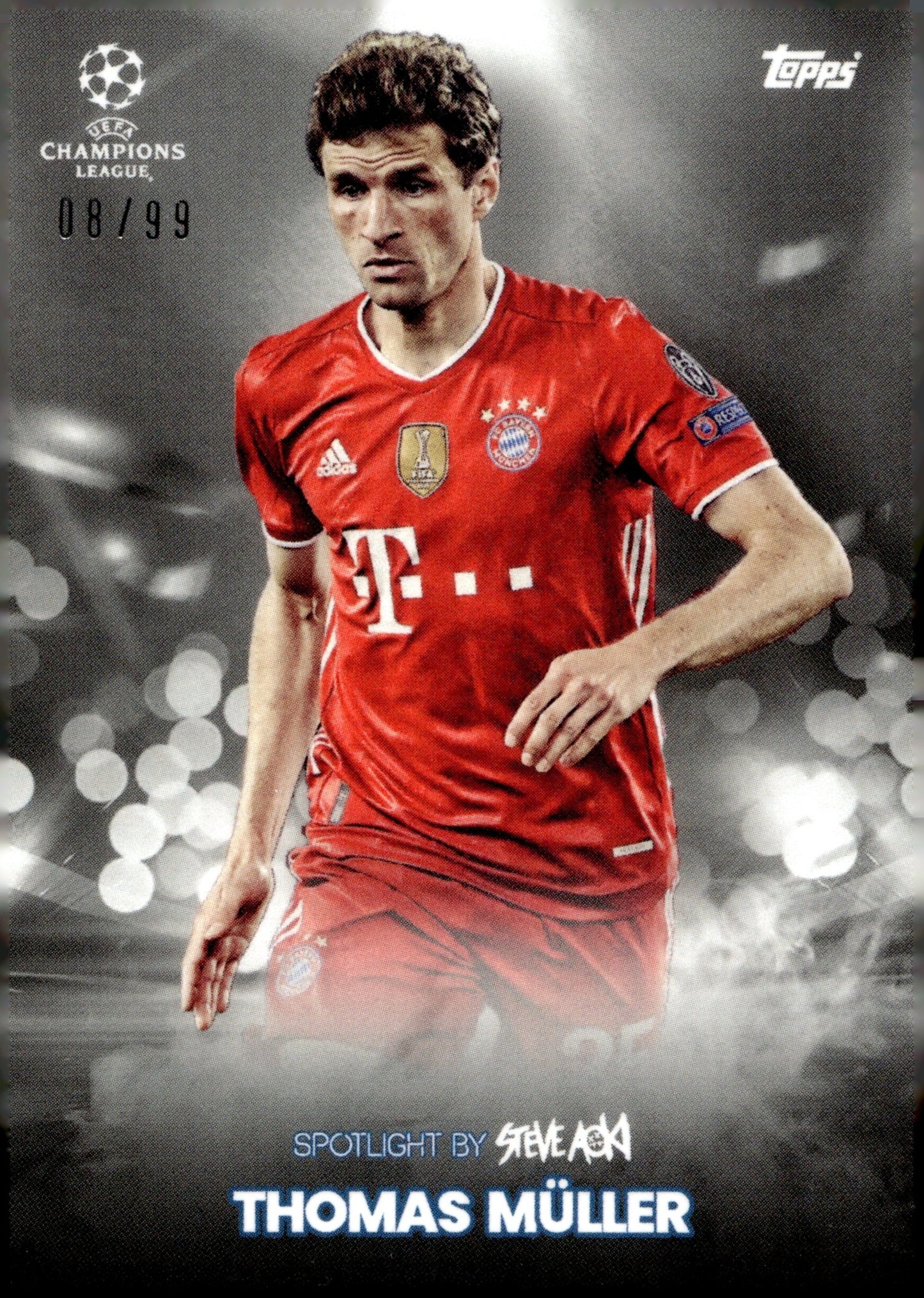 Thomas Muller 2021 - 22 Topps x Steve Aoki UEFA Champions League 08/99 - Collector Store LLC