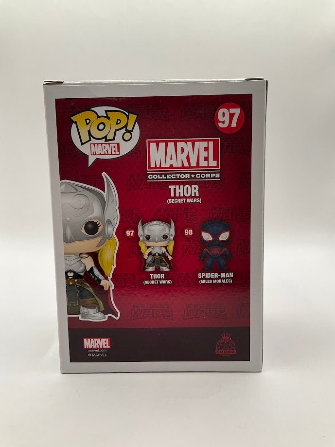 Thor (Secret Wars) Funko Pop! Marvel Collector Corps #97 Exclusive - Collector Store LLC