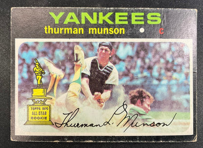 Thurman Munson 1971 Topps #5 New York Yankees GD #2 - Collector Store LLC