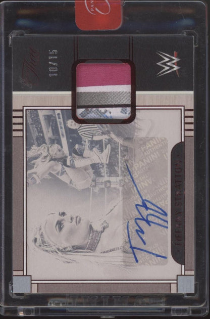 Tiffany Stratton 2024 Panini Three Count Red Swatch Auto 10/15 #PM - TST - Collector Store LLC