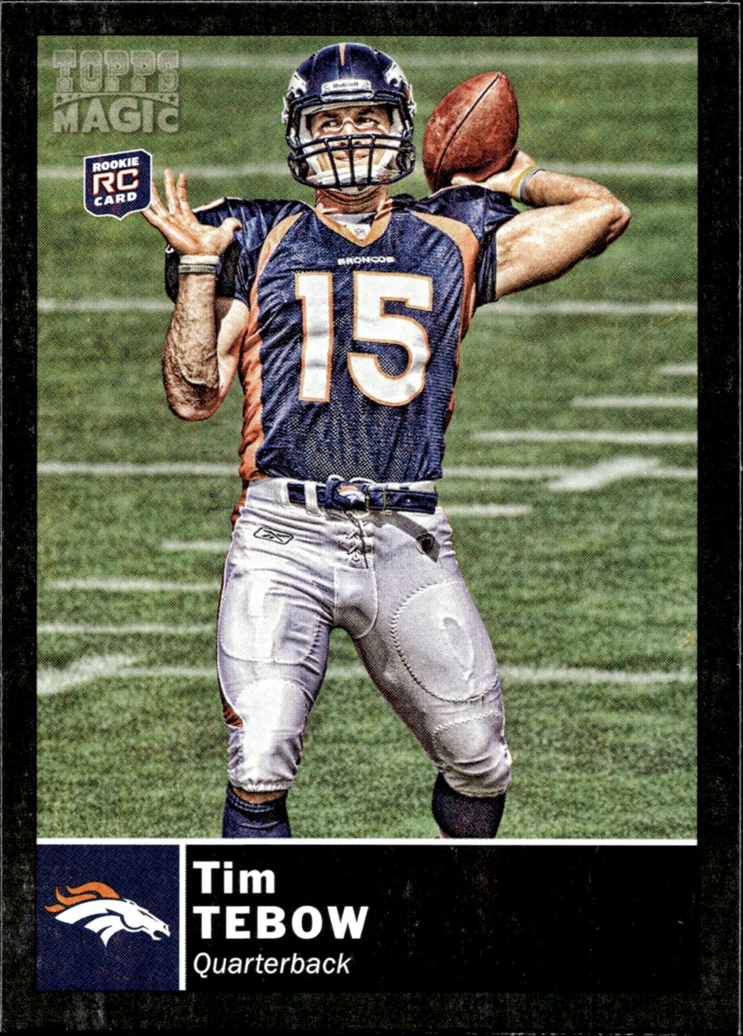 Tim Tebow 2010 Topps Magic Mini RC #25 - Collector Store LLC