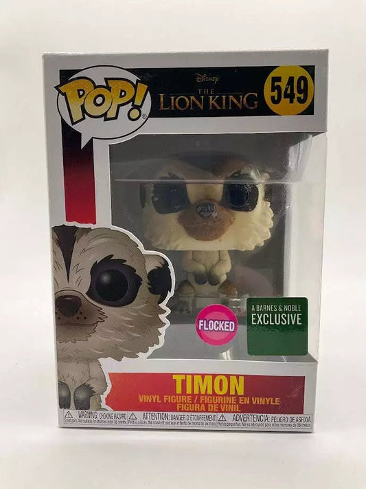 Timon Funko Pop! The Lion King #549 Flocked Barnes & Noble Exclusive - Collector Store LLC