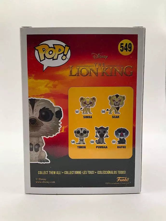 Timon Funko Pop! The Lion King #549 Flocked Barnes & Noble Exclusive - Collector Store LLC