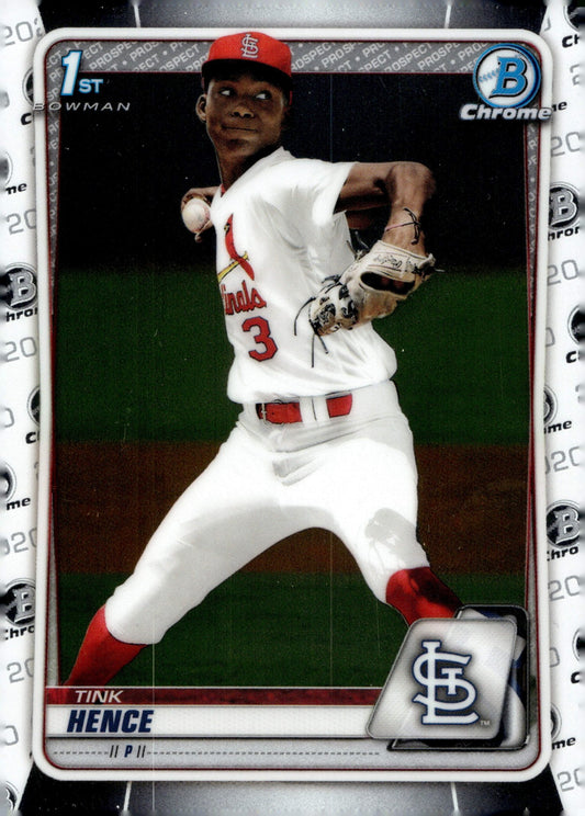 Tink Hence 2020 Bowman Chrome Prospects #BD - 86 - Collector Store LLC