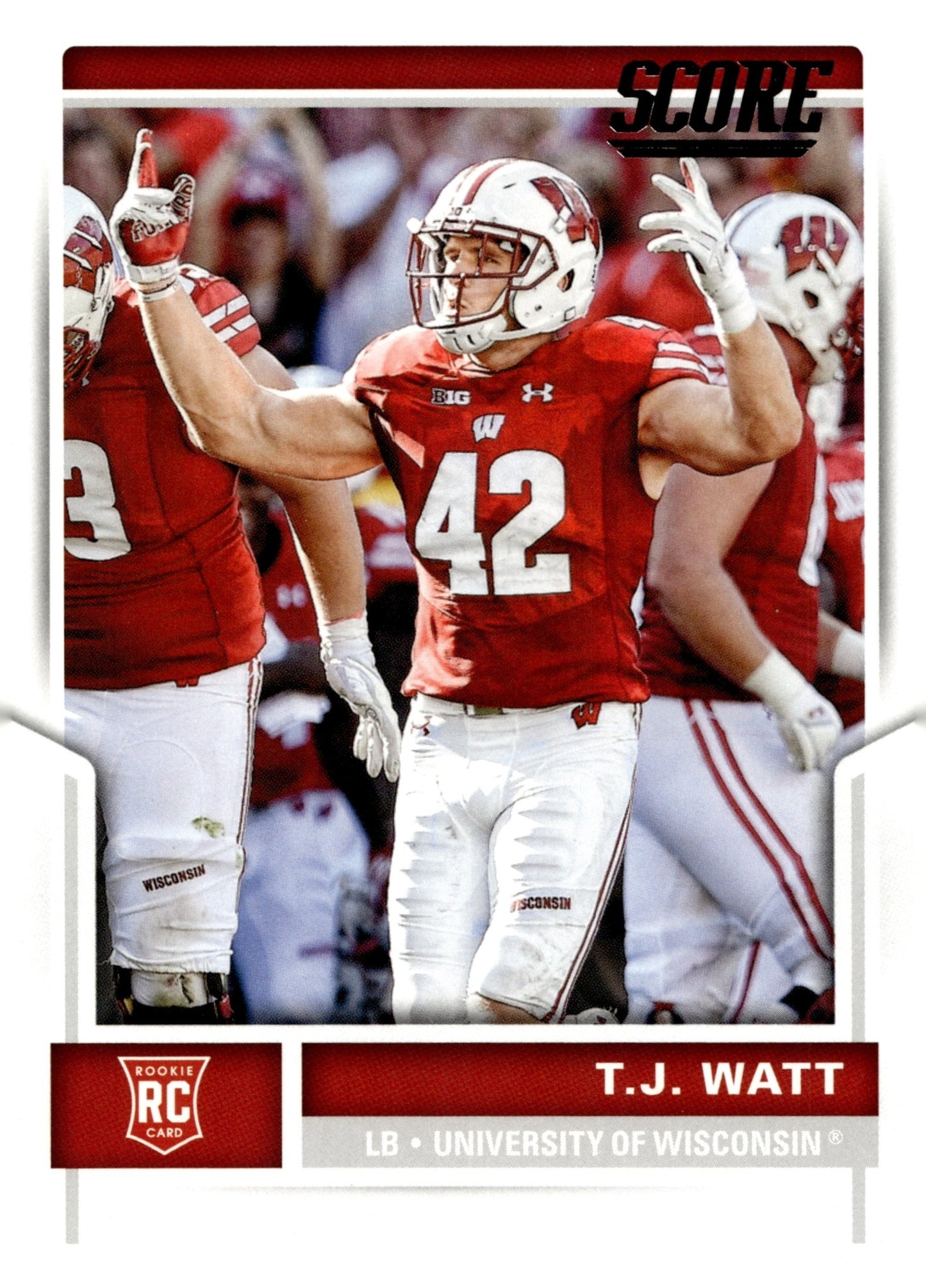 TJ Watt 2017 Panini Score RC #336 - Collector Store LLC