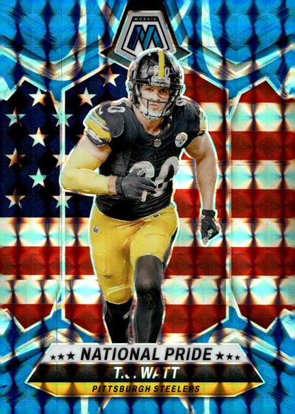 TJ Watt 2024 Panini Mosaic National Pride Prizm #266 - Collector Store LLC