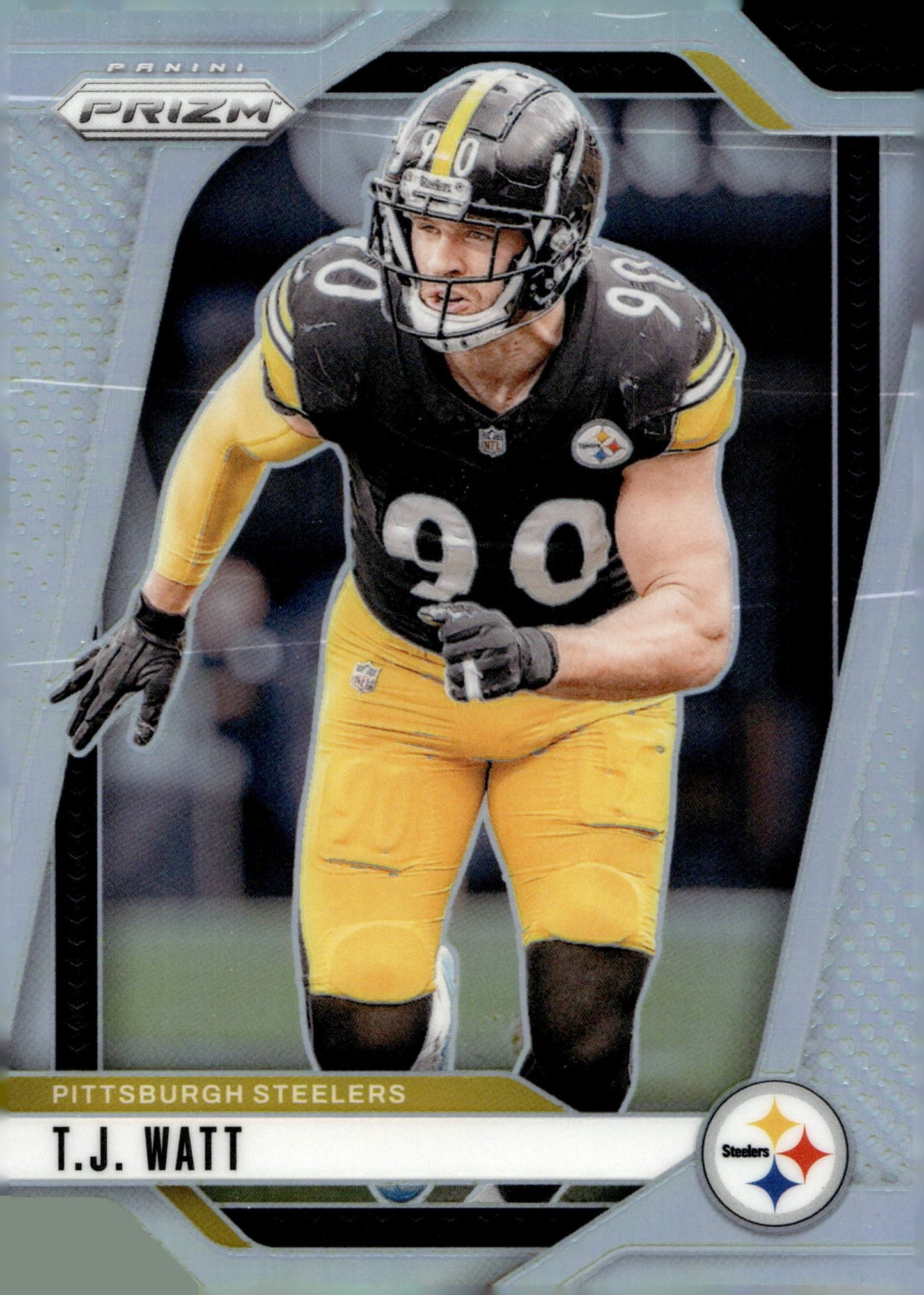 TJ Watt 2024 Panini Prizm Silver Prizm #245 - Collector Store LLC