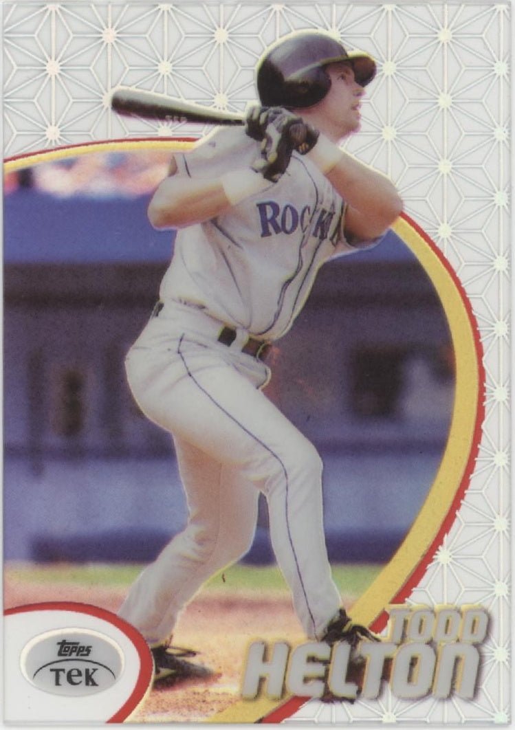 Todd Helton 1998 Topps Tek Pattern 44 #69 - Collector Store LLC