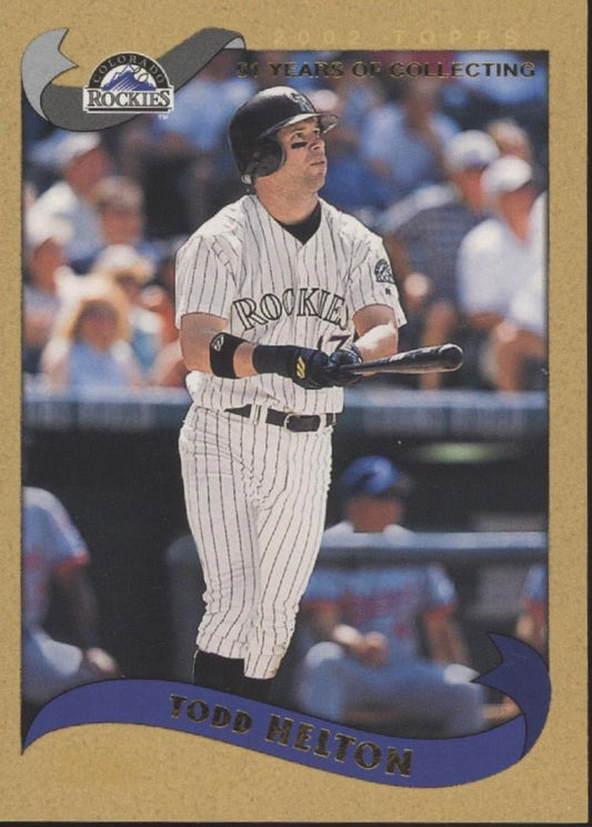 Todd Helton 2002 Topps 51 Years of Collecting Gold 0367/2002 450 - Collector Store LLC