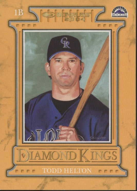 Todd Helton 2003 Donruss Diamond Kings 0773/2500 #DK - 17 - Collector Store LLC