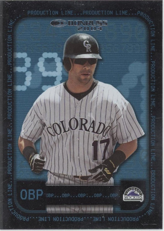 Todd Helton 2003 Donruss Production Line 197/458 - Collector Store LLC
