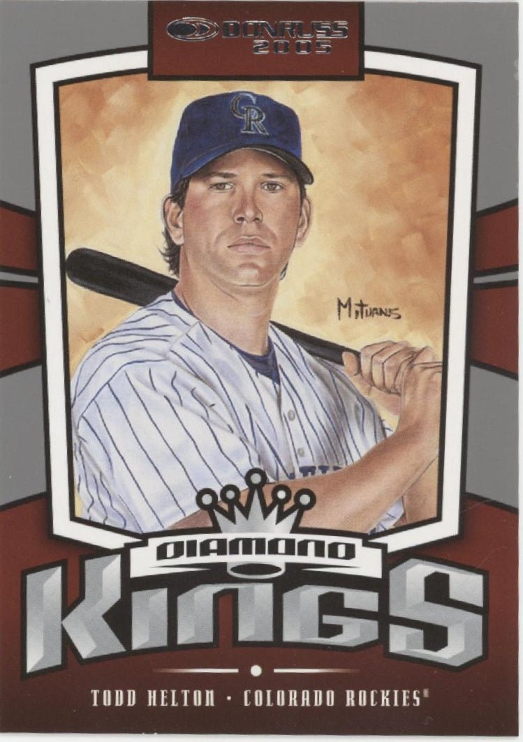 Todd Helton 2004 Donruss Diamond Kings 1401/2005 #DK - 8 - Collector Store LLC