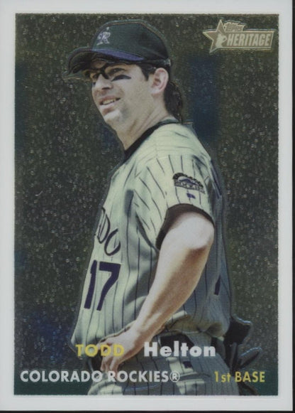 Todd Helton 2006 Topps Chrome Heritage 0514/1957 #97 - Collector Store LLC