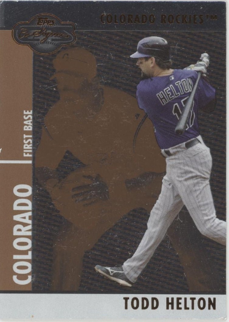 Todd Helton 2008 Topps Co - Signers 286/300 #042 - Collector Store LLC