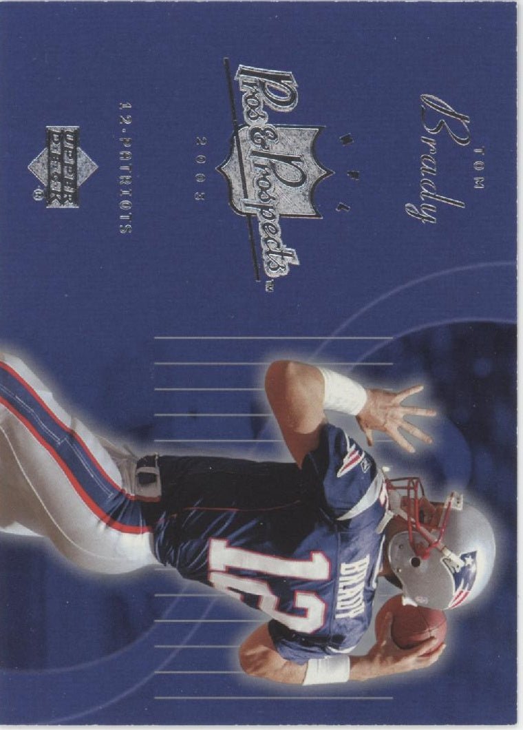 Tom Brady 2003 Upper Deck Pros & Prospects #107 - Collector Store LLC
