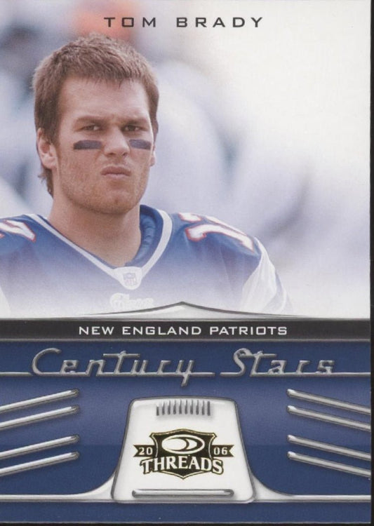Tom Brady 2006 Donruss Threads Century Stars #CS - 15 - Collector Store LLC