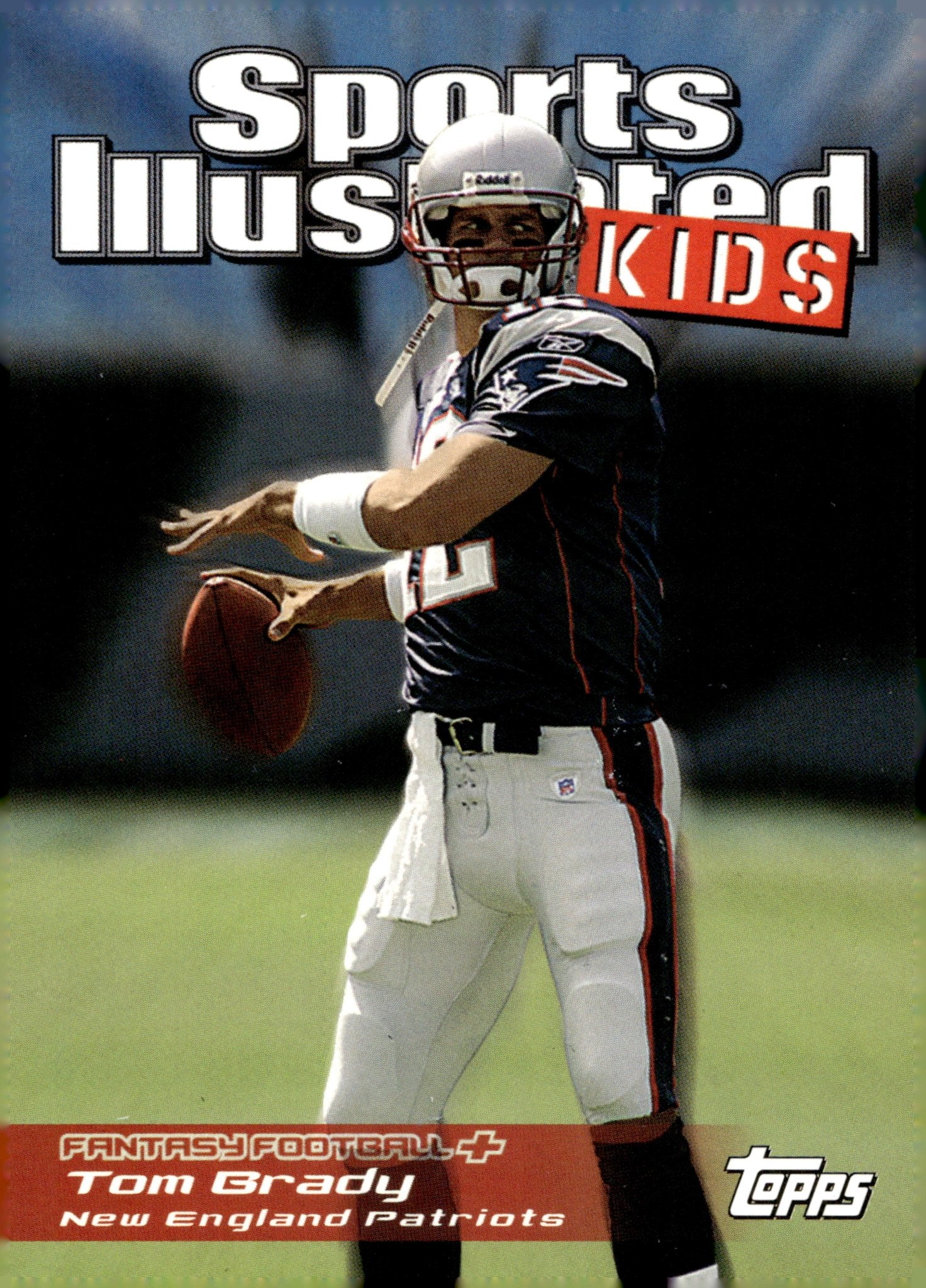 Tom Brady 2006 Topps Sports Illustrated Kids Fantasy Football+ #S123 #2 - Collector Store LLC