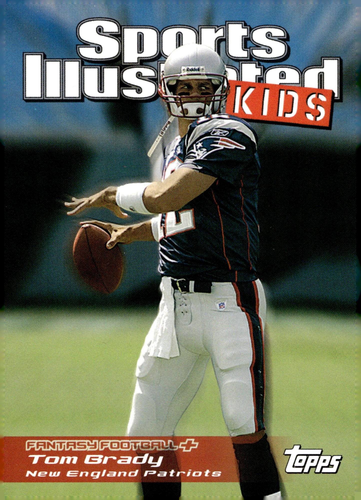 Tom Brady 2006 Topps Sports Illustrated Kids Fantasy Football+ #S123 - Collector Store LLC