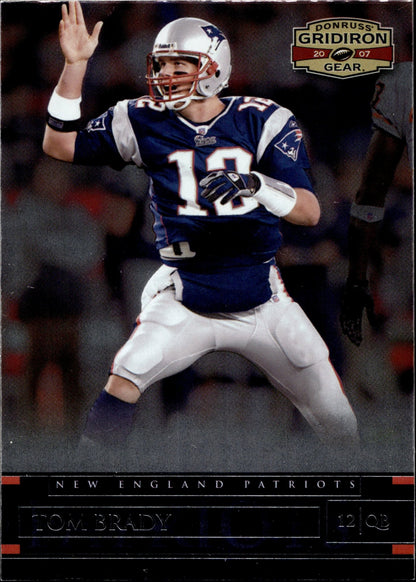 Tom Brady 2007 Donruss Gridiron Gear #57 - Collector Store LLC