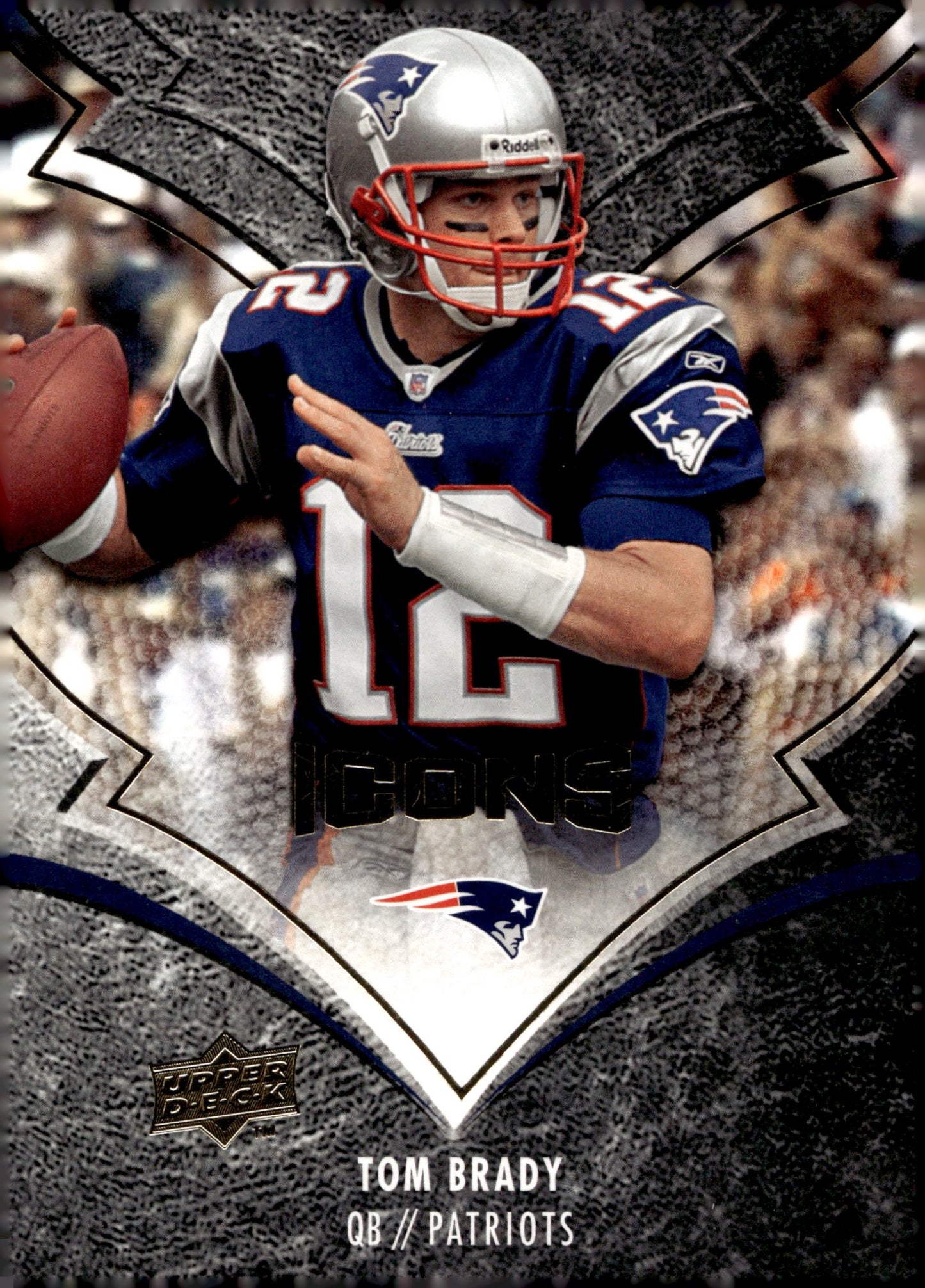 Tom Brady 2008 Upper Deck Icons #58 - Collector Store LLC