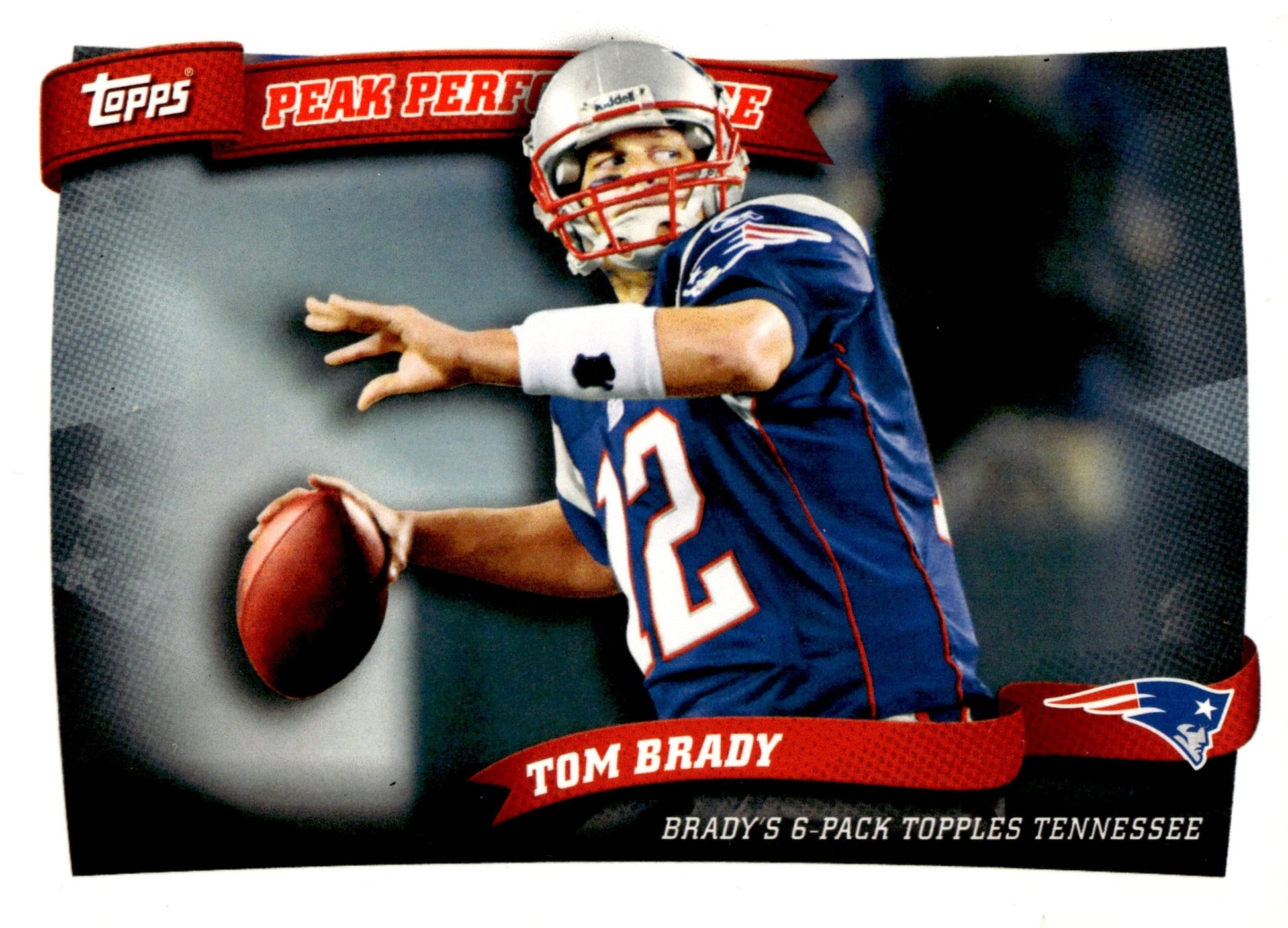 Tom Brady 2010 Topps Peak Performance #PP7 - Collector Store LLC