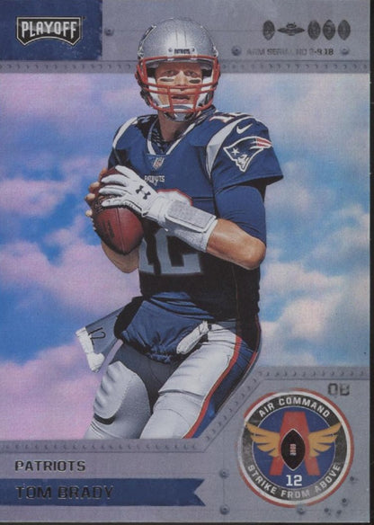 Tom Brady 2018 Panini Playoff Air Command Strike From Above #12 - Collector Store LLC