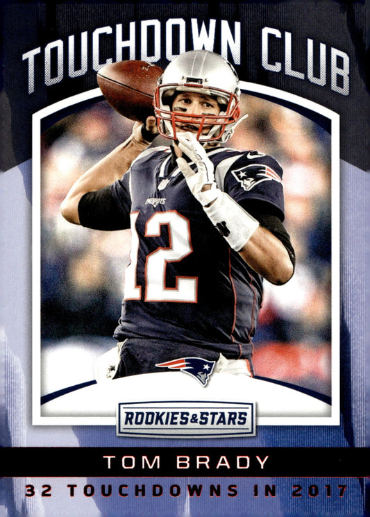 Tom Brady 2018 Panini Rookies & Stars Touchdown Club #TD - 3 - Collector Store LLC