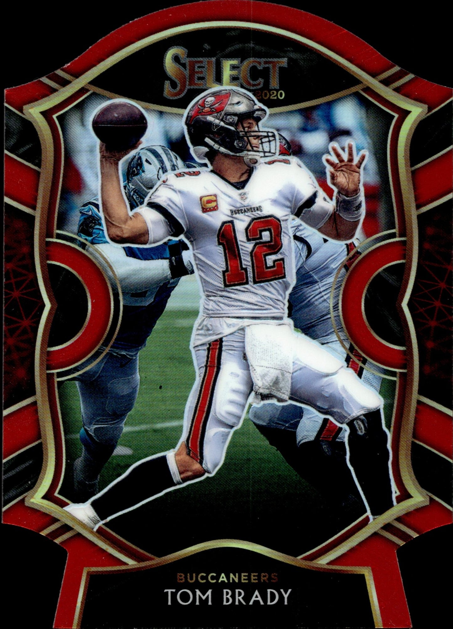 Tom Brady 2020 Panini Select Die - Cut Red Prizm #1 - Collector Store LLC