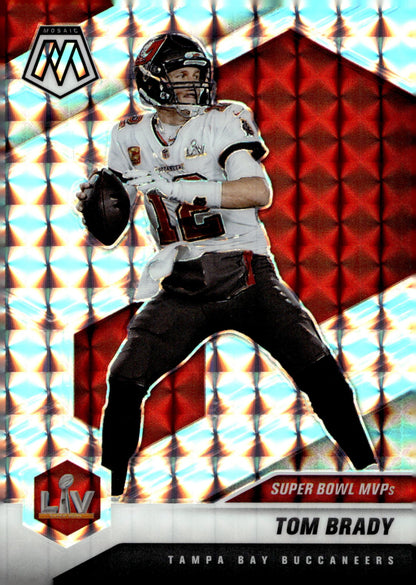 Tom Brady 2021 Panini Mosaic Super Bowl MVPs Prizm #285 - Collector Store LLC