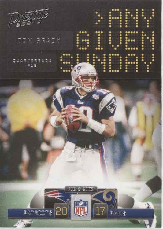 Tom Brady 2021 Panini Prestige Any Given Sunday #AGS - TB2 - Collector Store LLC