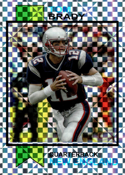 Tom Brady 2024 Topps Composite '73 Checker Refractor #1973 - 18 - Collector Store LLC