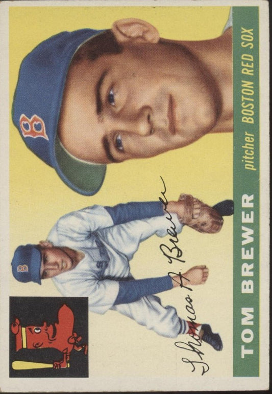 Tom Brewer 1955 Topps #83 Boston Red Sox VG - Collector Store LLC