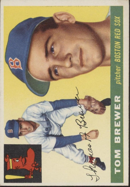 Tom Brewer 1955 Topps RC #83 Boston Red Sox VG - EX #3 - Collector Store LLC