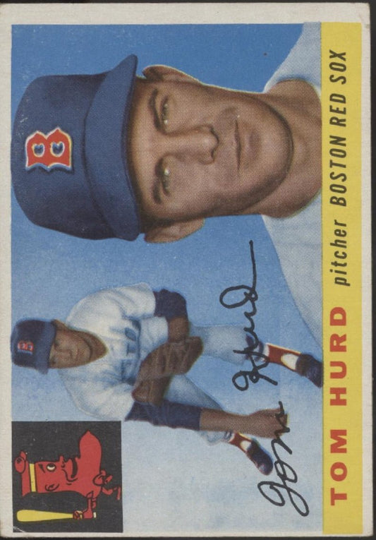 Tom Hurd 1955 Topps RC #116 Boston Red Sox VG - Collector Store LLC