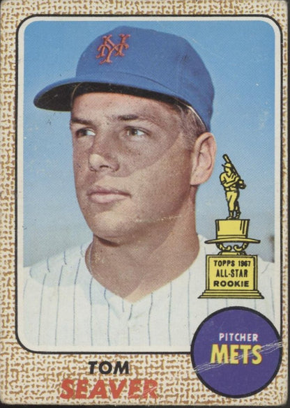 Tom Seaver 1968 Topps #45 New York Mets PR #2 - Collector Store LLC