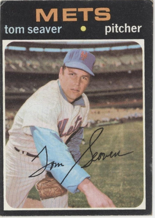 Tom Seaver 1971 Topps 160 New York Mets VG - Collector Store LLC