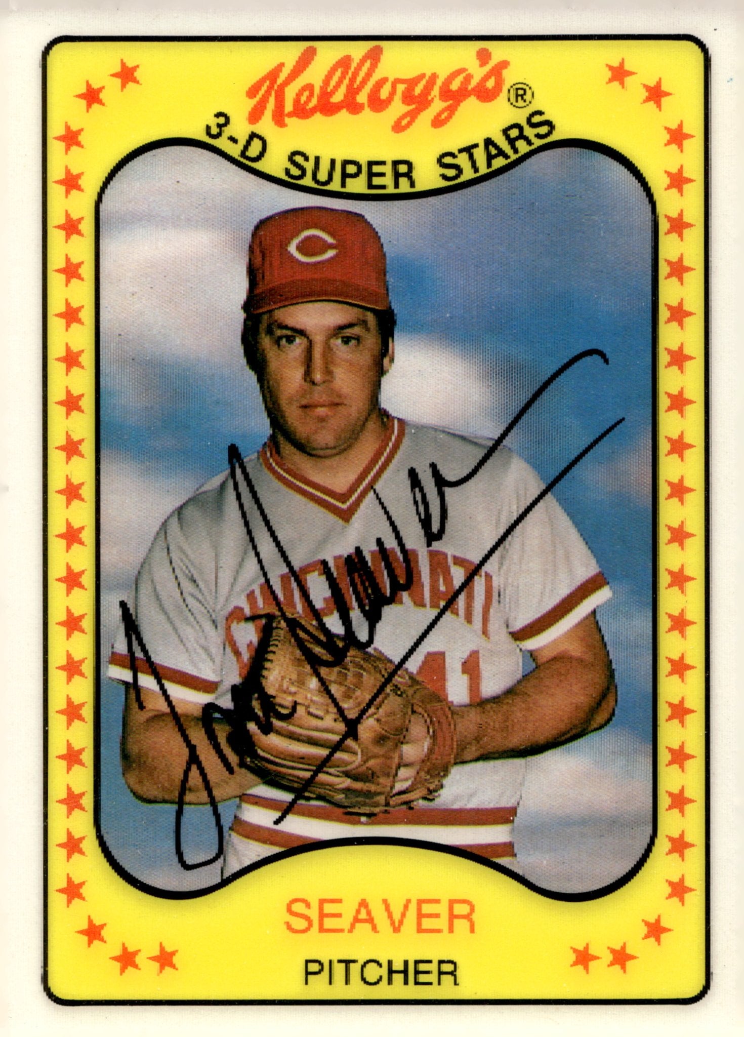 Tom Seaver 1981 Kellogg's 3D Super Stars #38 - Collector Store LLC